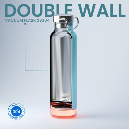 Stainless Steel  Double Wall Smart Water Bottle ,SS 304 Material  600 ml Thames