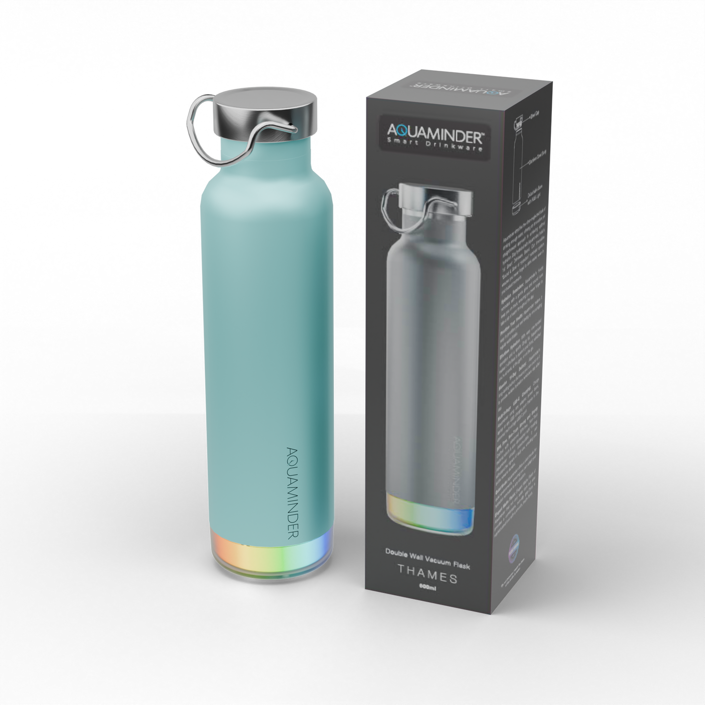 Stainless Steel  Double Wall Smart Water Bottle ,SS 304 Material  600 ml Thames