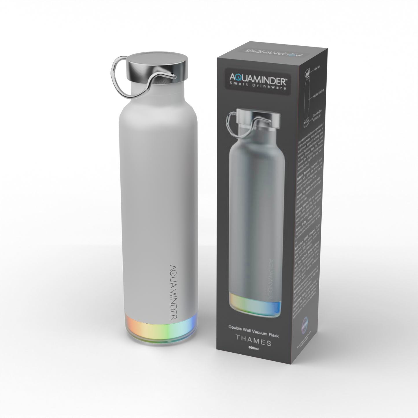 Stainless Steel  Double Wall Smart Water Bottle ,SS 304 Material  600 ml Thames