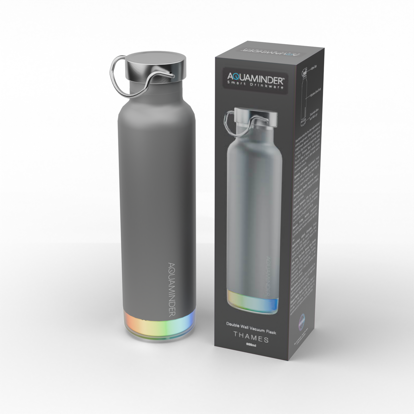 Stainless Steel  Double Wall Smart Water Bottle ,SS 304 Material  600 ml Thames